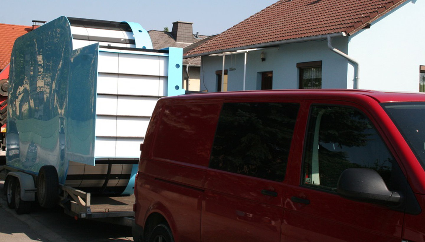 Warten auf die Abladung/Waiting for unloading